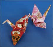 zOaōܒ߂ł  Origami Crane